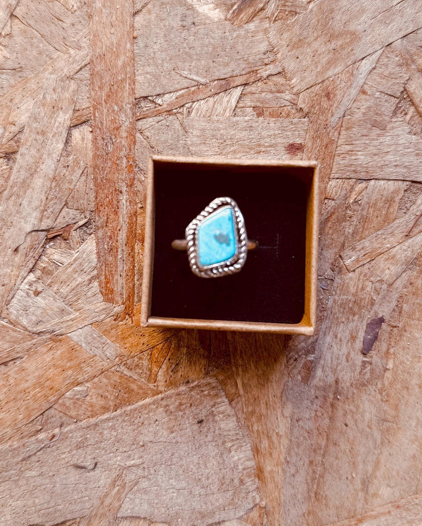 Handcrafted Sonoran Turquoise Statement Ring | Unique Artisan Jewelry | Custom Silver Ring