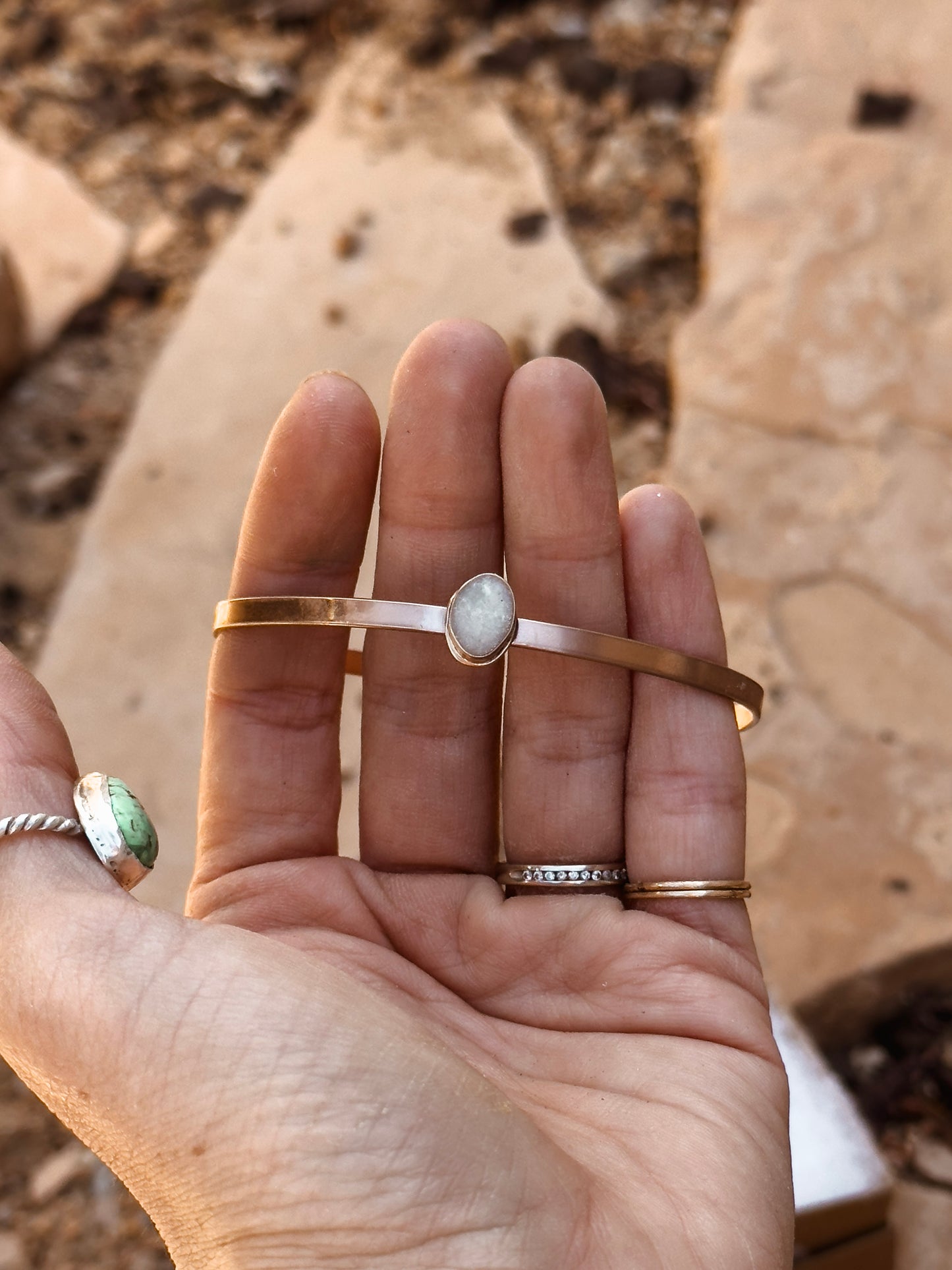 Rose Gold filled  Breastmilk Jewelry cuff