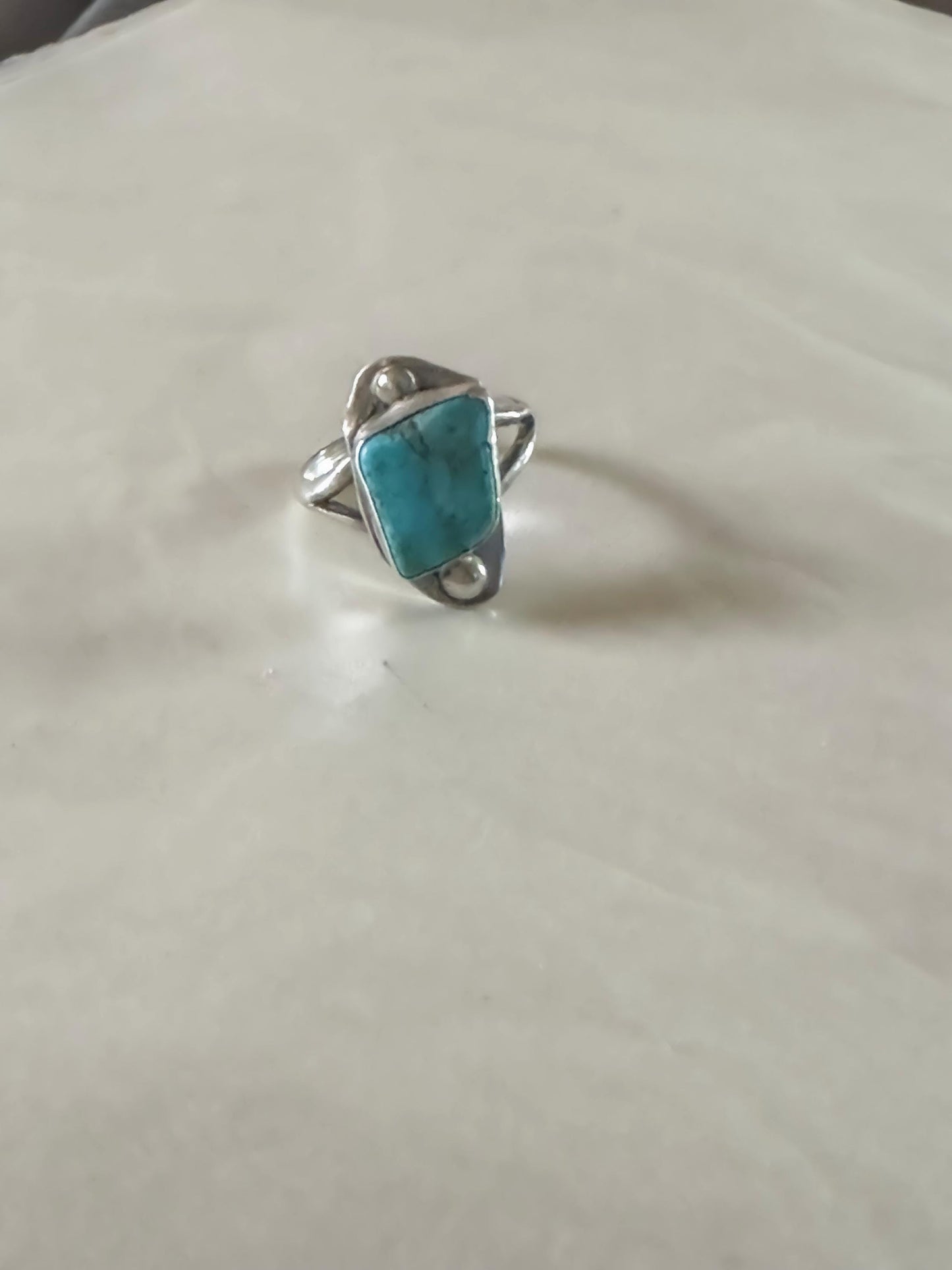 Sterling Silver  Turquoise Statement Ring | Handcrafted Boho Jewelry | Unique  Turquoise Ring | Gifts for Her | Size Options Available